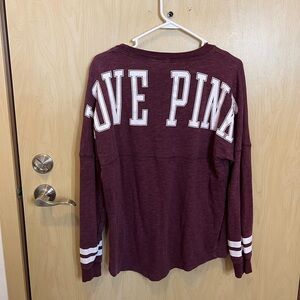 VS pink sweatshirt
